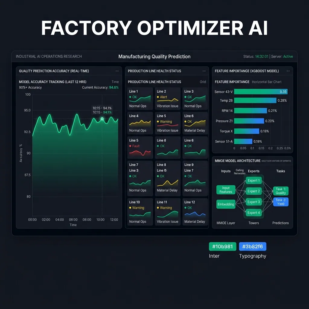 Industrial AI Operations Research Application illustration